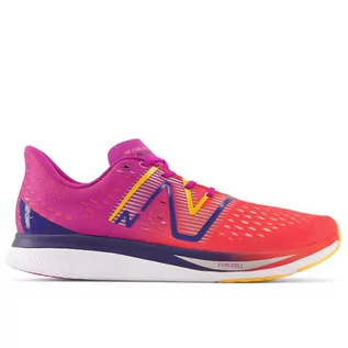 Buty sportowe męskie - Buty męskie New Balance FuelCell SuperComp Pacer MFCRRCE  czerwone - grafika 1