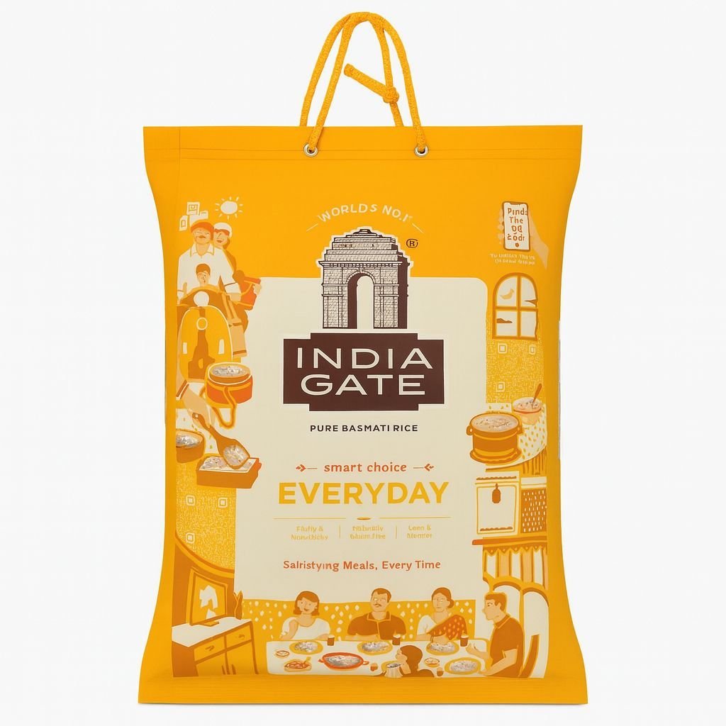 Ryż basmati India Gate Everyday 5 kg – długoziarnisty sypki delikatny