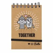 Szkolne artykuły papiernicze - Kołonotes z gumką A6 96 kartek kratka Minionki BENIAMIN 111234 BEN - miniaturka - grafika 1