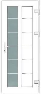 Drzwi zewnętrzne grube ciepłe PCV (kolor: biały, strona: prawa, szerokość: 100 cm) 54451821 - Pozostałe wyposażenie warsztatu - miniaturka - grafika 1