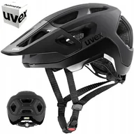 Kaski rowerowe - Kask rowerowy Uvex React 52-56 cm black matt - miniaturka - grafika 1