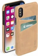 Etui i futerały do telefonów - Krusell Sunne 2 Card Cover do Apple iPhone XS Max nude etui na telefon komórkowy - miniaturka - grafika 1