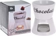 Zestawy do fondue - FONDUE ceramiczne do czekolady zestaw + widelczyki 111121 - miniaturka - grafika 1