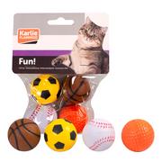 Zabawki dla kotów - Karlie zabawka dla kota piłka z gumowej pianki| Dostawa i zwrot GRATIS od 99 zł - miniaturka - grafika 1