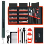 KAIWEETS ES20 137 in 1 Electric Screwdriver Set, 200rpm No-load Speed, 0.15-0.35Nm Torque, LED Light, 350mAh Battery