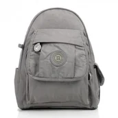 Plecaki - Modny Plecak Damski W Kolorze Szarym Sp-10-Gr - Empik - miniaturka - grafika 1