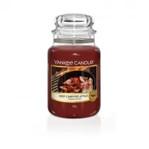 Świece - Yankee Candle Świeca Duża Crisp Campfire Apples 100-150h 623g - grafika 1