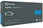 Rękawice robocze - Rękawice jednorazowe Mercator Medical Vinylex bezbarwne r. M - miniaturka - grafika 1