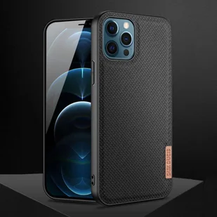 Dux Ducis Fino etui pokrowiec pokryty nylonowym materiałem iPhone 12 Pro / iPhone 12 szary - Etui i futerały do telefonów - miniaturka - grafika 12