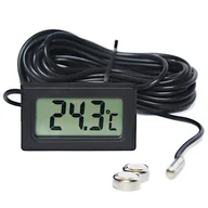 Akcesoria grzewcze - Termometr Elektroniczny Panelowy -50 +110 sonda 5m - miniaturka - grafika 1