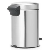 Kosze na śmieci - Brabantia Kosz pedałowy 3l, stal matowa - miniaturka - grafika 1