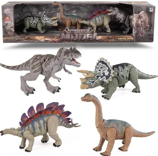 Figurki dinozaurów ruchome 4szt - figurka - Figurki dla dzieci - miniaturka - grafika 1