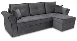 Narożnik Rozkładany Z Funkcją Spania Bonell Trevor C51 - Szary / Czarny | Kronos 22 / Kronos 07 - Narożniki Narożnik Rozkładany Z Funkcją Spania Bonell Trevor C51 - Szary / Czarny | Kronos 22 / Kronos 07 - Narożniki - miniaturka - grafika 1