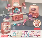 Zabawy w naśladowanie dorosłych - Zestaw piękności w plecaku 40 elementów Madej - miniaturka - grafika 1