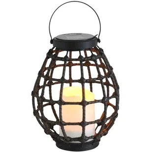 Polux KOGE wys. 23cm brąz IP44 metal Latarenka solarna 313249 313249 - Żarówki LED - miniaturka - grafika 1