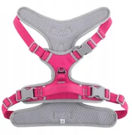 Szelki dla psów - Szelki dla psa OXFORD B rozmiar XL różowo szare - miniaturka - grafika 1