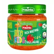 Pasty warzywne - PRIMAECO (przetwory i pasty vege) PASTA WARZYWNA Z KASZĄ JAGLANĄ BEZGLUTENOWA BIO 160 g - PRIMAVIKA (BIO KIDS) - miniaturka - grafika 1