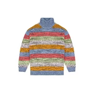Bluzy damskie - Wrangler Damska bluza z dzianiny Rainbow Knit, kolor różowy, rozmiar M - miniaturka - grafika 1