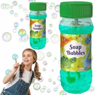 Klocki - Płyn Do Tworzenia Baniek Mydlanych Dla Dzieci Ilustracja Dinozaury 145 Ml - miniaturka - grafika 1