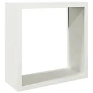 Wózki magazynowe - vidaXL Stojak na drewno opałowe, biały, 100x40x100 cm, stalowy - miniaturka - grafika 1