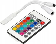 Akcesoria do oświetlenia - Sterownik Kontroler Do Taśmy Led Rgb IR24 Pilot Wiele Funkcji Do Ledów - miniaturka - grafika 1