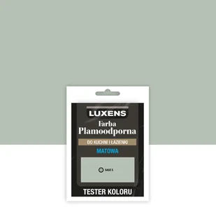Luxens Tester farby Plamoodporna do kuchni i łazienki Sage 5 25 ml - Farby wewnętrzne - miniaturka - grafika 1