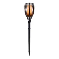 Latarki - LUMISKY MAITY SUN lampa latarka LED imitacja płomienia solaire dla jardin, ABS, czarny, 11 x 11 x 78 cm - miniaturka - grafika 1