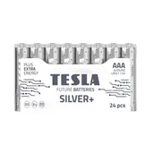 Baterie i akcesoria - Bateria alk. LR03 TESLA SILVER+ F24 1,5V - miniaturka - grafika 1