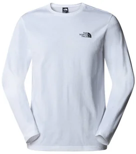Bluza The North Face M L/S Simple Dome Tee męska : Kolor - Biały, Rozmiar - M - Bluzy męskie - miniaturka - grafika 1