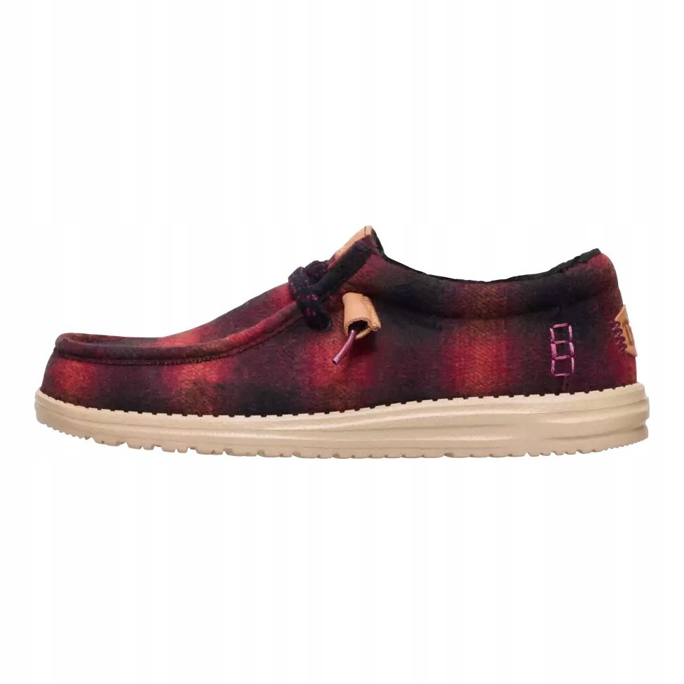 HeyDude Męskie Wsuwane Mokasyny Buty Półbuty Wally Cozy Plaid 40