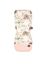 Akcesoria do wózków - La Millou Wkładka do wózka Stroller Pad Organic Jersey Collection ( Princess - Velvet Powder Pink ) - miniaturka - grafika 1