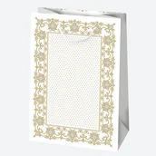 Opakowania i torebki na prezenty - Torba Prezentowa Złota 23X32X11 Cm - miniaturka - grafika 1