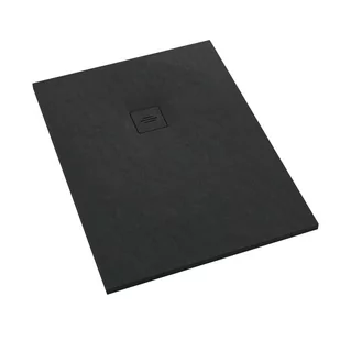 Schedpol PROTOS Black Stone 100x140 Schedline, czarny 3SP.P1P-100140/C/ST-M1/C/ST - Brodziki prysznicowe - miniaturka - grafika 1