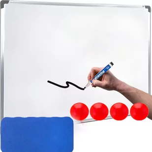 TABLICA SUCHOŚCIERALNA MAGNETYCZNA BIAŁA 60x45 cm - Tablice i flipcharty - miniaturka - grafika 1