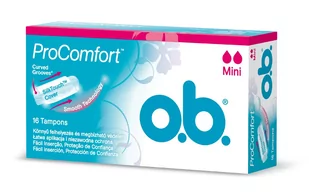 O.B. ProComfort Mini komfortowe tampony 16szt - Tampony - miniaturka - grafika 1