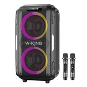 Głośniki i kolumny - Głośnik bezprzewodowy Bluetooth W-KING T9 Pro 120W (czarny) - miniaturka - grafika 1