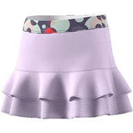 Spódnice - adidas dziewczęca spódnica z falbanką G Purple Tint/Shock Yellow 1314Y - miniaturka - grafika 1