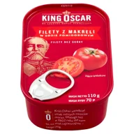 Konserwy i dania rybne - Filety Z Makreli W Sosie Pomidorowym 110G King Oscar - miniaturka - grafika 1