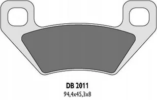 Delta Braking Klocki Hamulcowe Kh395 Arctic Cat - Klocki hamulcowe - miniaturka - grafika 1