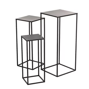 Dekoria.pl Dekoria.pl Komplet stolików-kwietników Denny 3 szt. 20/25/30 cm x 50/60/70 cm 813-278 - Ławy i stoliki kawowe - miniaturka - grafika 1