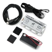 Podzespoły elektroniczne - Badger 2040 - płytka z RP2040 i ekranem e-paper 2,9'' 296x128px + akcesoria - Pimoroni PIM610 - miniaturka - grafika 1