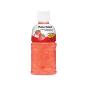 Soki i napoje niegazowane - Tajski Napój Mogu-Mogu Z Galaretką Kokosową O Smaku Truskawkowym "Strawberry Juice 25% With Nata De Coco" 320Ml Mogu Mogu - miniaturka - grafika 1