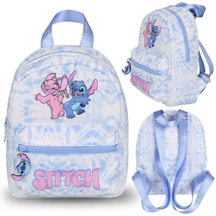 Disney Stitch plecak tie dye, mały plecak miejski 20x26x8 cm - Plecaki szkolne i tornistry - miniaturka - grafika 1