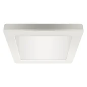 Lampy sufitowe - Sufitowa lampa minimalistyczna Olga LED 24W square biała - miniaturka - grafika 1