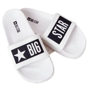 Klapki Dziecięce Big Star DD374151 Białe - Buty dla dziewczynek - miniaturka - grafika 1