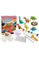 Zabawki kreatywne - Dinozaury zestaw do odlewania z gipsu - miniaturka - grafika 1