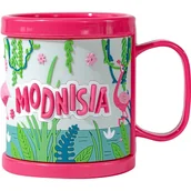 Kubki dla dzieci - Plastikowy kubek z napisem Modnisia - miniaturka - grafika 1