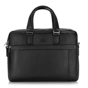 Torby na laptopy - Wittchen Męska torba na laptopa skórzana z przeszyciami 20-3-048-1H - miniaturka - grafika 1