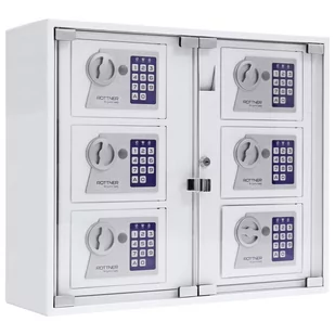Rottner Key Safe Key System 6 Outdoor do przechowywania kluczy, biały - Szafki na klucze - miniaturka - grafika 1