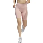 Spodenki damskie - Spodenki damskie Adidas Optime Bike dopasowane kolarki różowe-XS - miniaturka - grafika 1